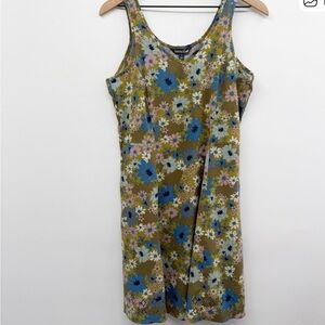 Toad&Co Sunkissed Petal Sleeveless Mini Dress in Green Moss Size Small